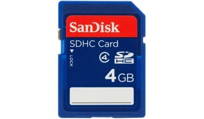 SanDisk atmiņas karte SDHC 4GB Class 4