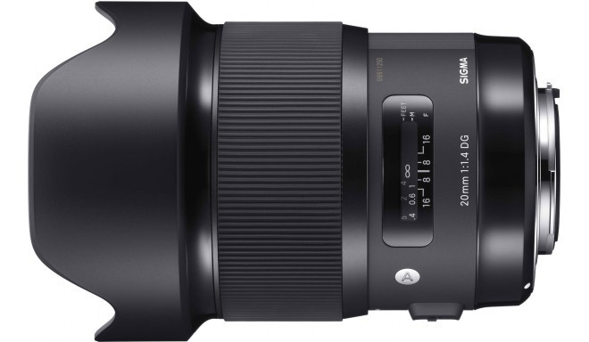 Sigma 20mm f/1.4 DG HSM Art objektīvs priekš Canon