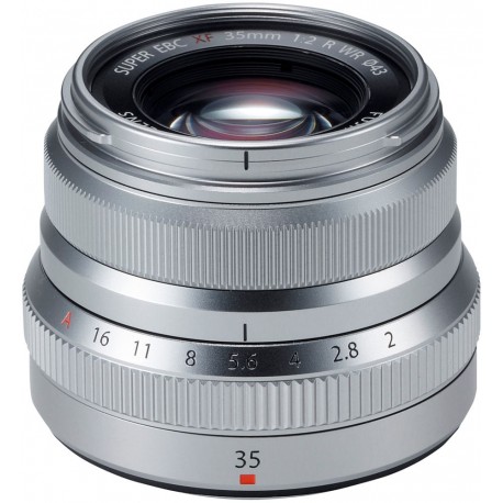 Fujinon XF 35мм f/2 R WR объектив, серебристый