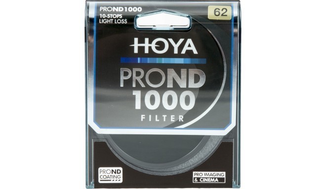 Hoya filter neutral density ND1000 Pro 62mm