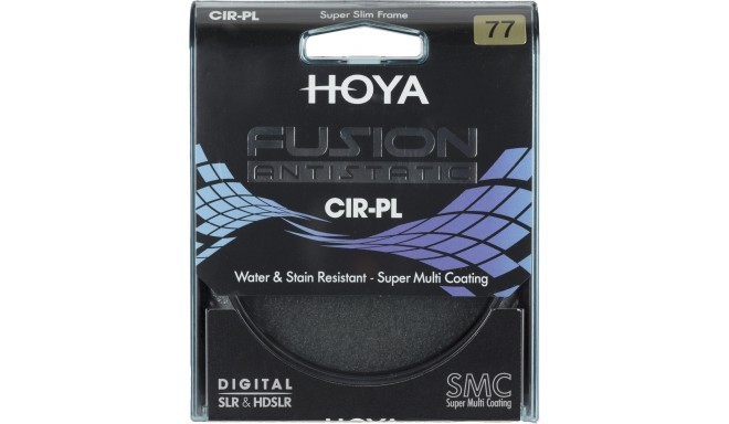 Hoya cirkulārais polarizācijas filtrs Fusion Antistatic 77mm