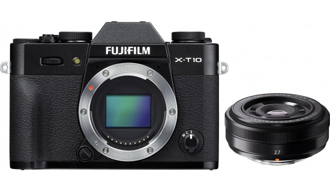 Fujifilm X-T10 + 27мм f/2.8, черный