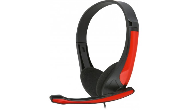 Omega Freestyle headset FH4088R, red (43088)