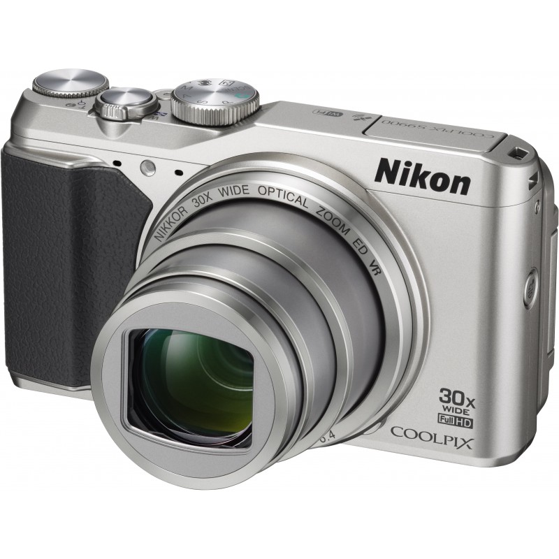 Nikon Coolpix S9900, silver - Compact cameras - Nordic Digital