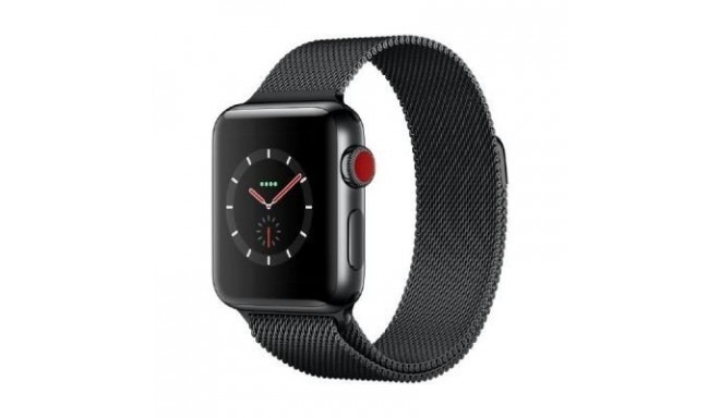 Apple Watch 3 38mm Cell Milanese sp bk - MR1Q2ZD/A
