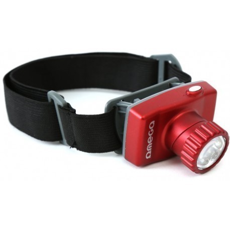 Omega pealamp 8 LED, punane