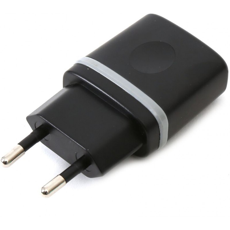 Omega USB charger 1000mA, black (43137) - USB chargers - Photopoint