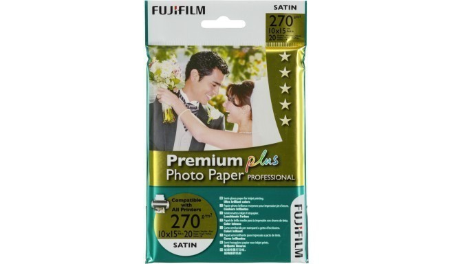 Fujifilm photo paper 10x15 Premium Plus satin 270g 20 sheets
