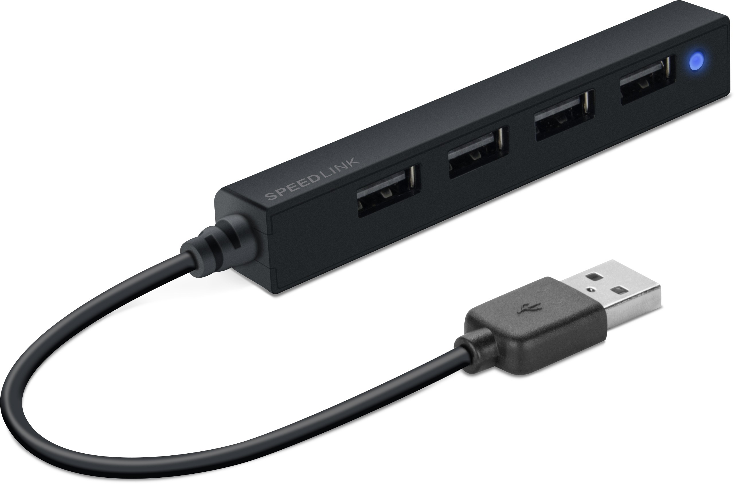 Speedlink USB hub Snappy Slim 4-port (SL-140000-B..