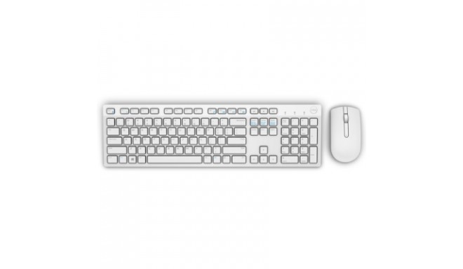 Dell keyboard KM636 Wireless US, white + mouse