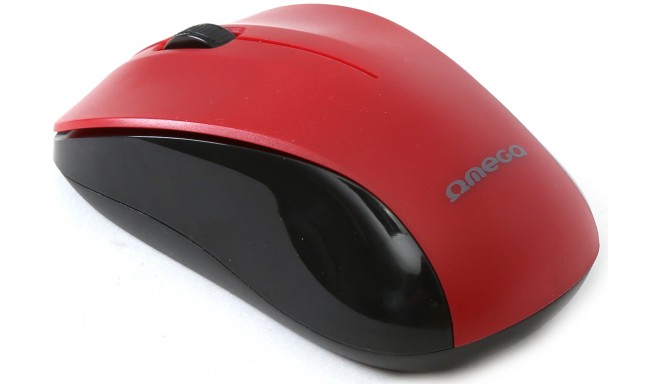 Omega hiir OM-412 Wireless, punane