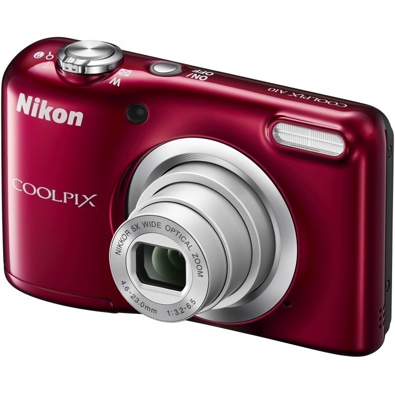 Nikon Coolpix A10, red - Compact cameras - Nordic Digital
