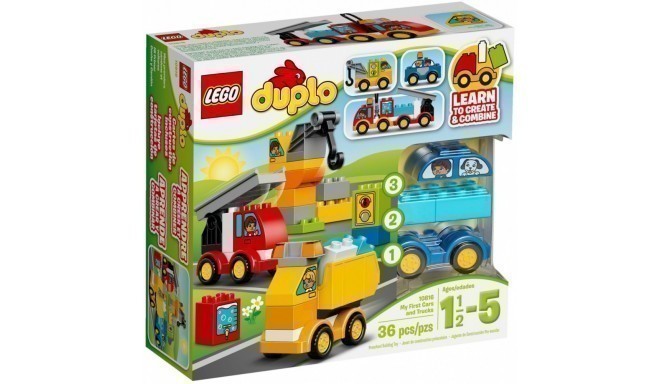 LEGO DUPLO mänguklotsid My First Cars and Trucks