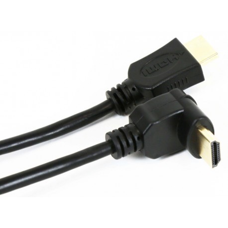 Omega kabelis HDMI-HDMI 5m leņķisks (41854)