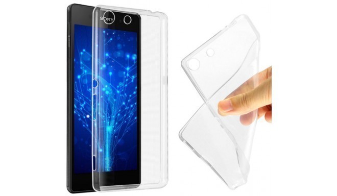 Rubber case Xperia M5, clear