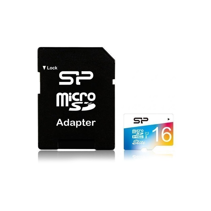 Silicon Power mälukaart microSDHC 16GB Elite Class 10 + adapter