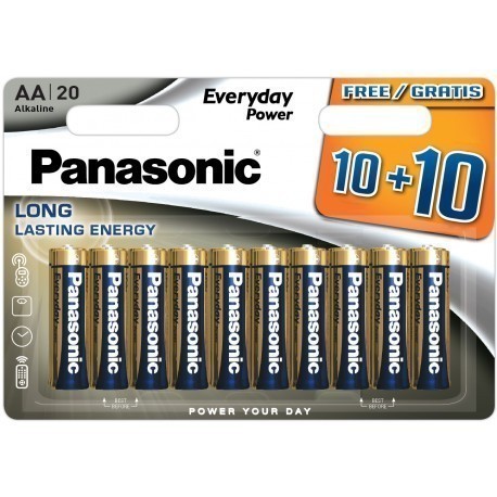 Panasonic Everyday Power patarei LR6EPS/20BW (10+10)