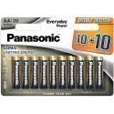 Panasonic baterijas LR6EPS/20BW (10+10)