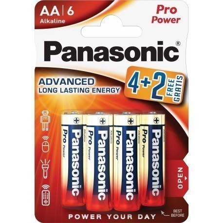 Panasonic Pro Power patarei LR6PPG/6B (4+2 tk)