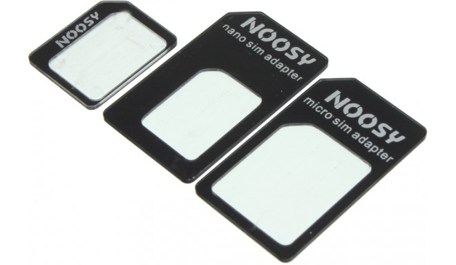 Noosy адаптеры для SIM-карты 3шт, черный