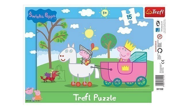 Trefl puzzle Peppa Pig Knight 15pcs