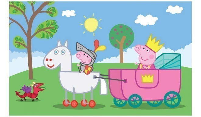 Trefl puzzle Peppa Pig Knight 15pcs - Puzzles - Nordic Digital