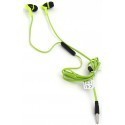Omega Freestyle earphones + microphone FH1012, green