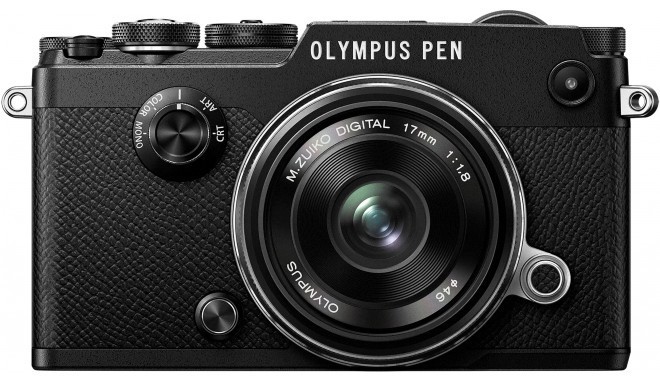 Olympus PEN-F + 17мм Kit, черный/черный