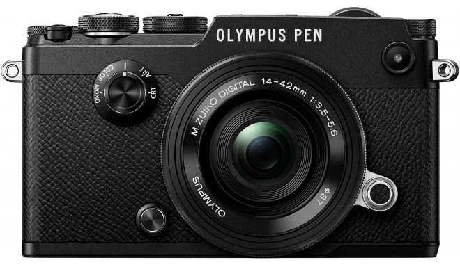 Olympus PEN-F + 14-42mm EZ Kit, black
