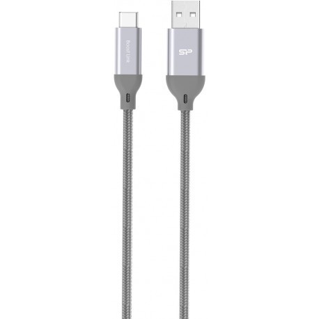 Silicon Power kabelis USB-C - USB 1m appīts, pelēks (LK30AC)