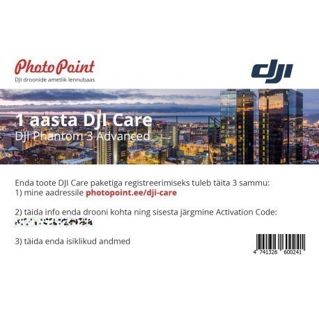 DJI Care Phantom 3 Advanced 1 gads