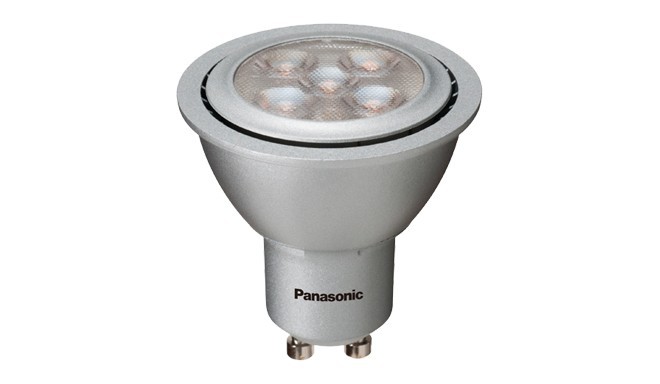 Panasonic LED лампочка GU10 6W=50W 2700K (LDRHV7L27WG10DEP)