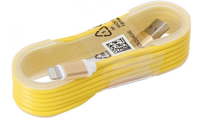 Omega kabelis Lightning 1,5m, zeltīts (43280)