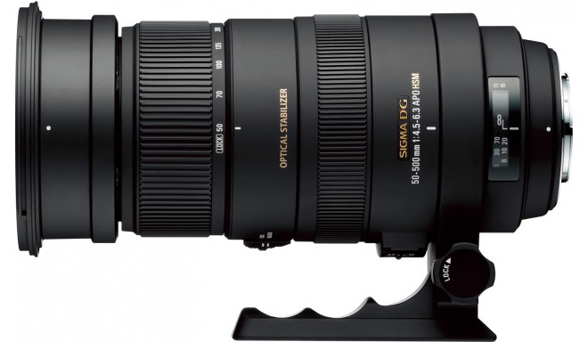 Sigma 50-500mm f/4.5-6.3 APO DG OS HSM lens for Pentax