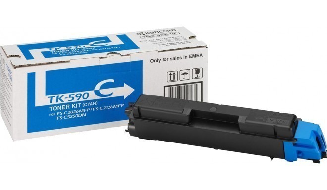 Kyocera toner cartridge TK-590C, cyan