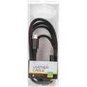 Platinet кабель USB - microUSB 1м, черный