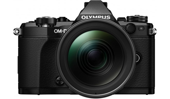 Olympus OM-D E-M5 Mark II + 12-40mm Pro komplekts, melns