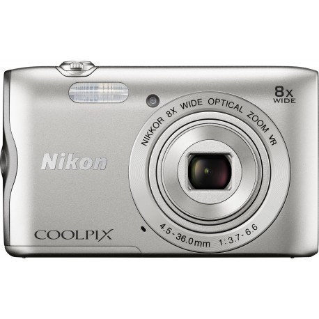 Nikon Coolpix A300, sudrabots
