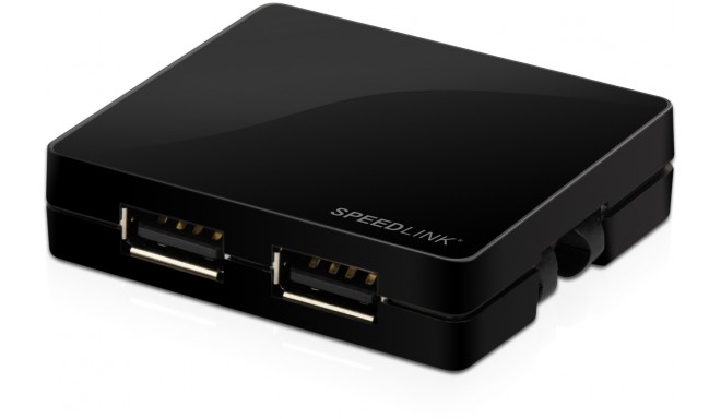 Speedlink USB-хаб Snappy 4 порта, черный (SL-7414-01)