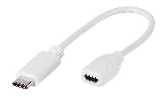 Vivanco adapteris USB-C - microUSB 2.0 10cm (45285)