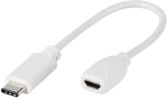 Vivanco adapter USB-C - microUSB 2.0 10cm (45285)