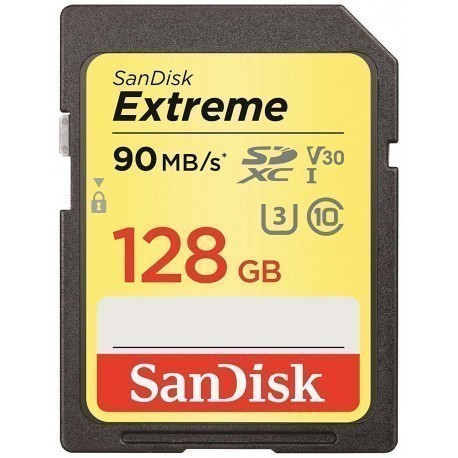 SanDisk mälukaart SDXC 128GB Extreme Video V30 90MB/s