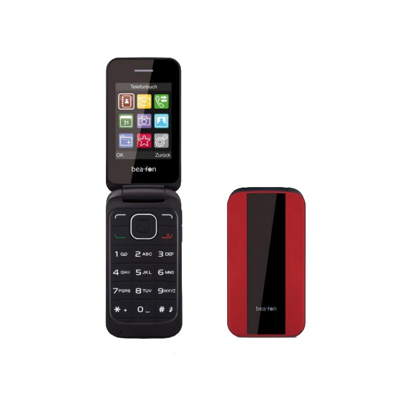 Bea-Fon C260, red - Cellphones - Photopoint