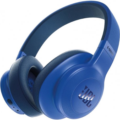 JBL juhtmevabad kõrvaklapid + mikrofon E55BT, sinine