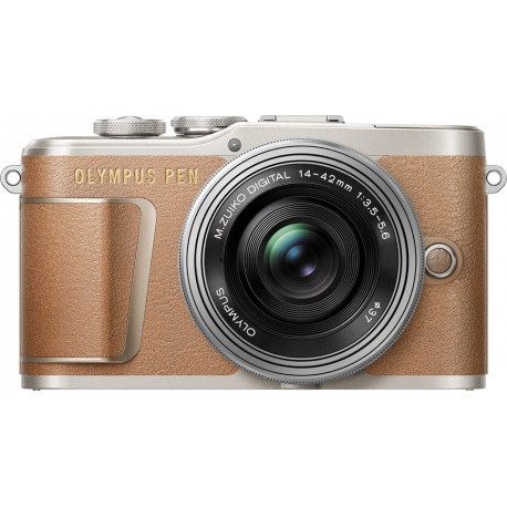 Olympus PEN E-PL9 + 14-42mm Kit, pruun/hõbe