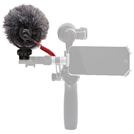 DJI Osmo микрофон Rode VideoMicro + крепление