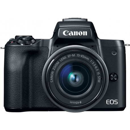 Canon EOS M50 + EF-M 15-45mm IS STM, melns