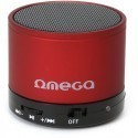 Omega Bluetooth speaker V3.0 Alu 3in1 OG47R, red (42646)