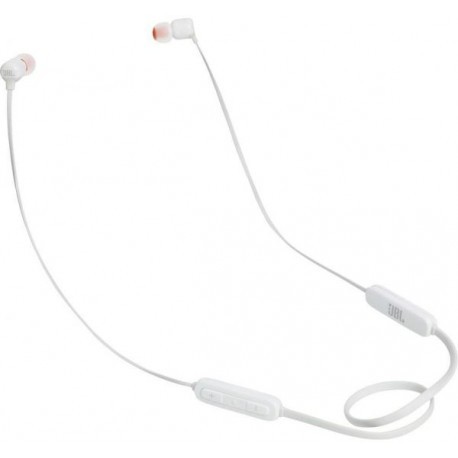 JBL bezvadu austiņas + mikrofons T110BT, baltas