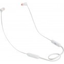 JBL juhtmevabad kõrvaklapid + mikrofon T110BT, valge
